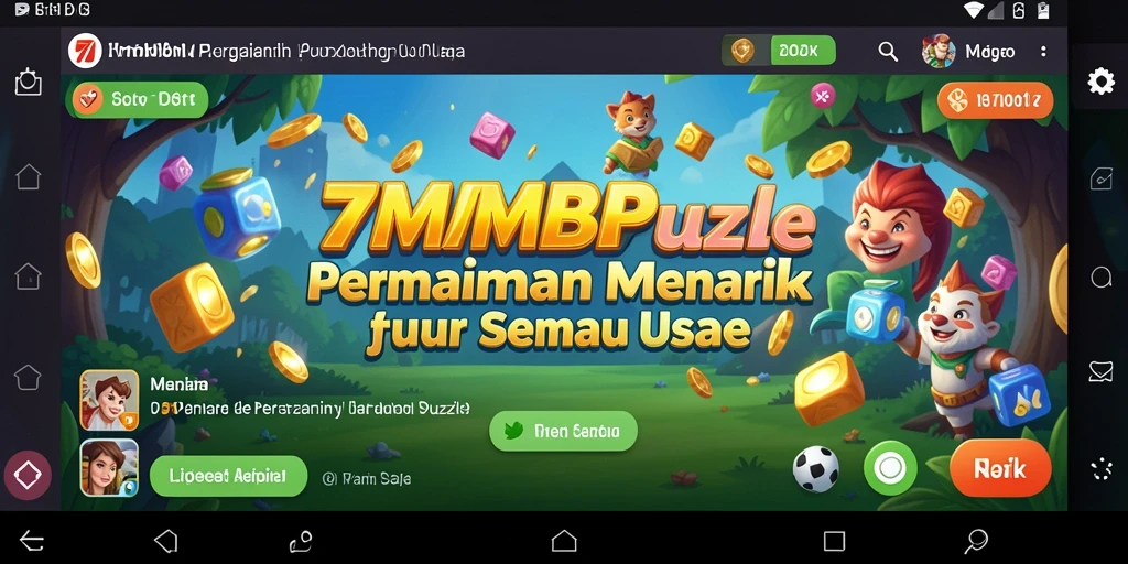 Tampilan gameplay 7MMBET yang penuh warna dan menantang.
