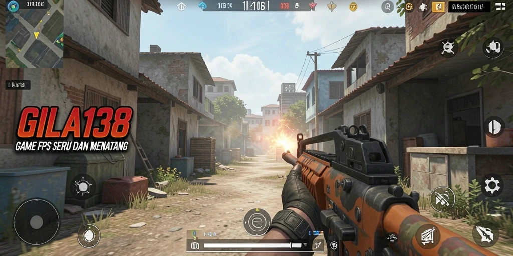 Tangkapan layar gameplay <strong>GILA138</strong> yang menampilkan aksi tembak-menembak yang mendebarkan.