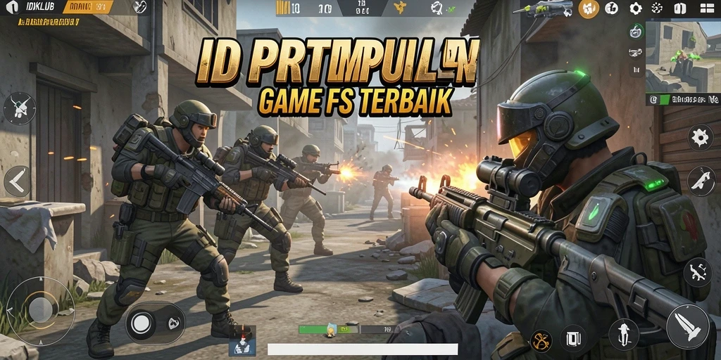 Screenshot gameplay IDKLUB menampilkan aksi pertempuran yang seru dan mendebarkan.