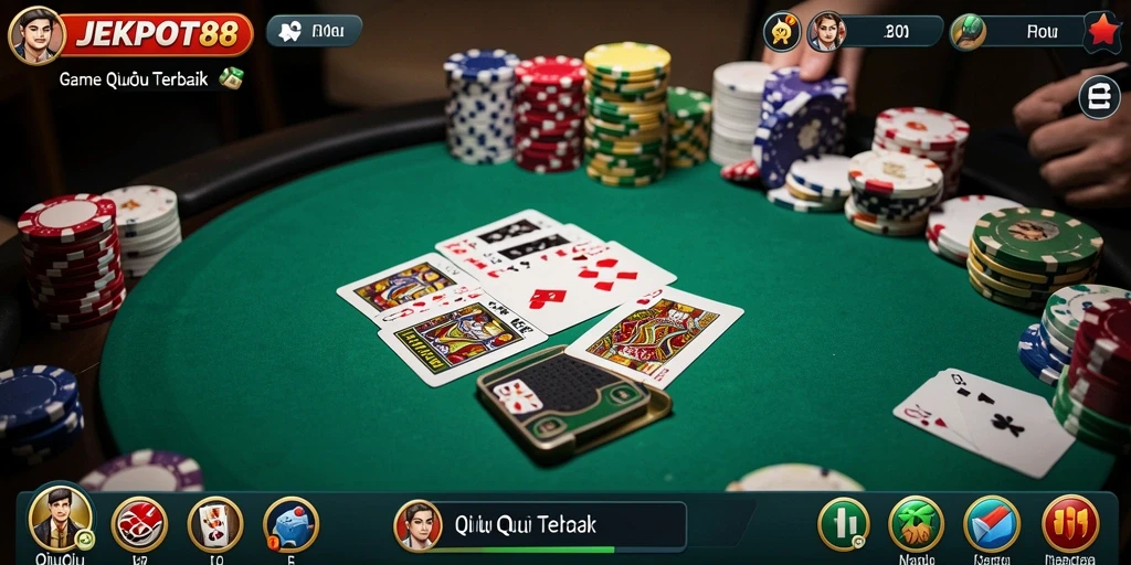 Gameplay seru QiuQiu di JEKPOT88 dengan desain interaktif.