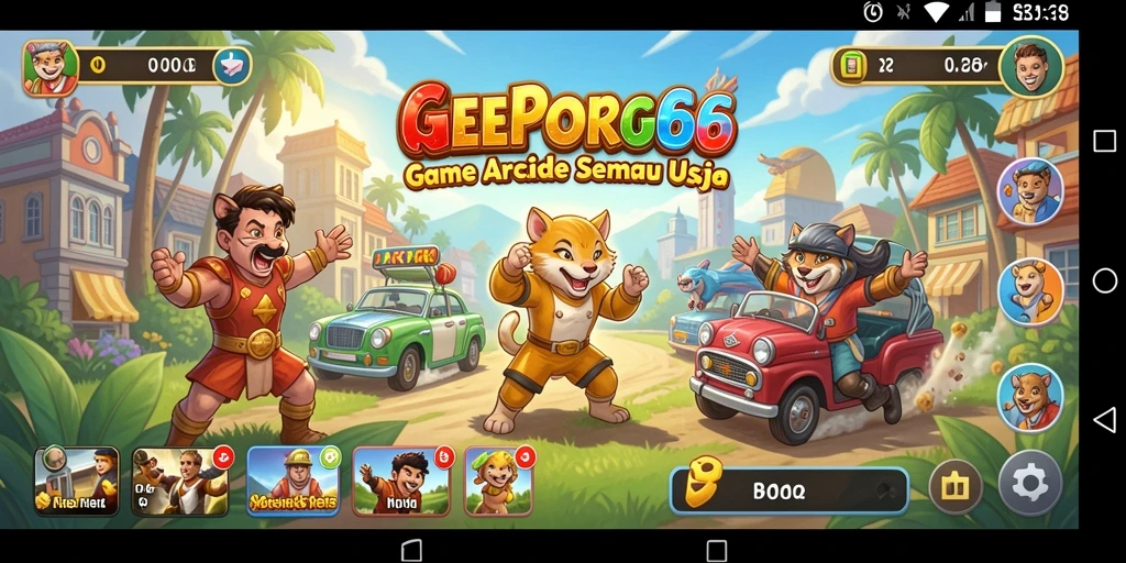 Tampilan menarik dari gameplay KEPO66 dengan berbagai level seru.