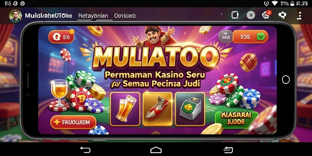 Tampilan gameplay seru di aplikasi Kasino MULIATOTO.