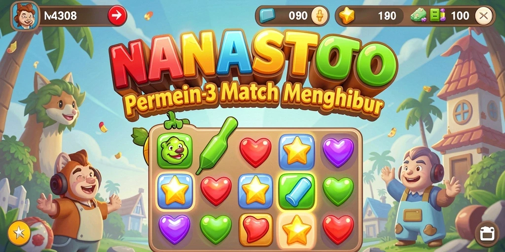 Tangkapan layar utama dari gameplay seru NANASTOTO.