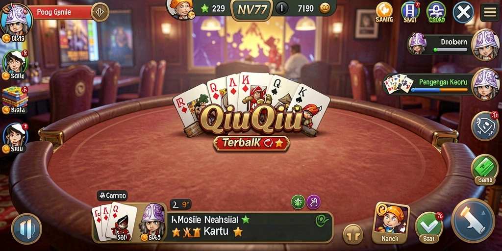 Gameplay seru QiuQiu di NV77 yang memikat pemain.