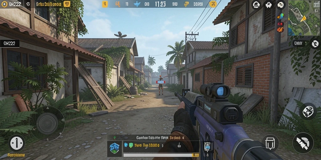Tampilan gameplay OH222 yang menarik dan penuh aksi di genre TPS.