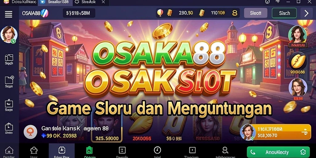 Tampilan gameplay OSAKA88 yang menegangkan dan penuh warna.