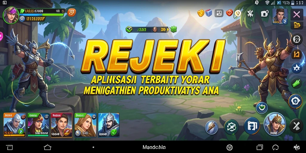 Tampilan antarmuka REJEKI yang intuitif dan ramah pengguna.