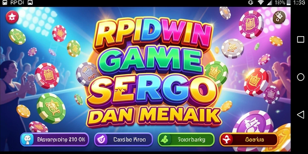 Tampilan gameplay RPIDWIN yang seru dan penuh warna saat bermain Bingo.