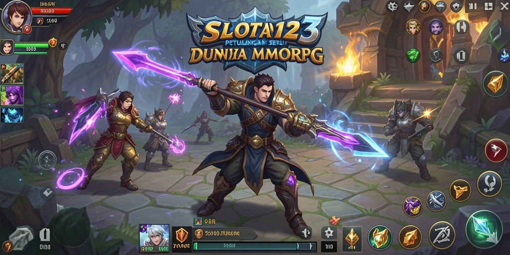 Gameplay SLOT123 yang seru dalam dunia MMORPG.