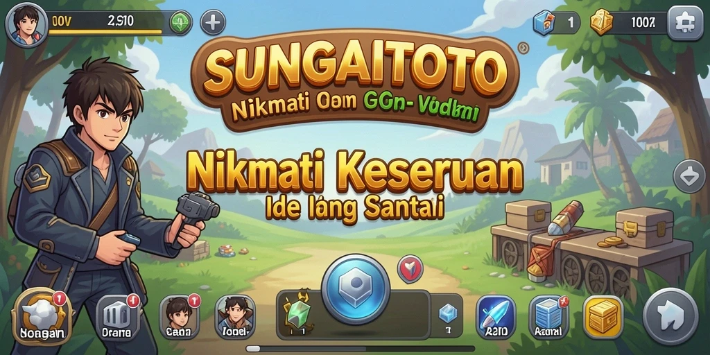 Tampilan gameplay yang menarik dari SUNGAITOTO dengan elemen Idle.
