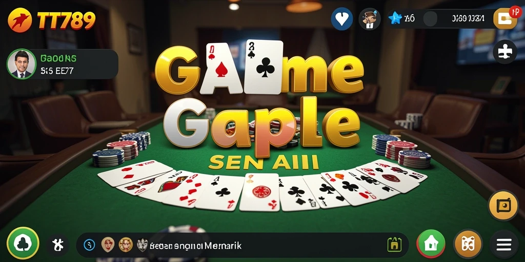 Tampilan gameplay seru dari TT789 yang mengasyikkan.